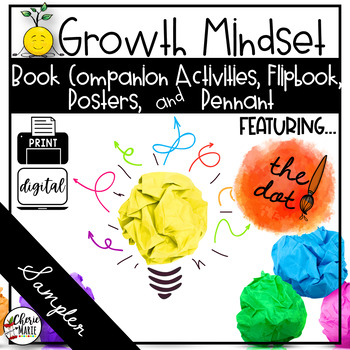 Preview of Growth Mindset Activities Posters The Dot Peter Reynolds Free #dotday