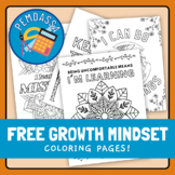 FREE Growth Mindset Coloring Pages!