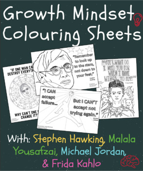 Preview of FREE Growth Mindset Coloring Sheets