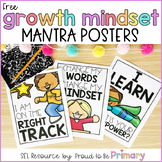 FREE Growth Mindset Quote Posters & Coloring Pages - SEL C