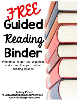 Preview of FREE Guided Reading Binder and Planning Guide
