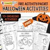 FREE Halloween Activity Packet | Coloring and Literacy Wor