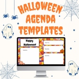 FREE Halloween Agenda Templates