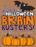 {FREE!} Halloween Brain Busters!