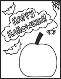 FREE Halloween Coloring Sheet