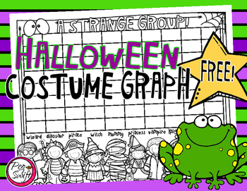 FREE Halloween Costume Graph by Peg Swift | Teachers Pay Teachers