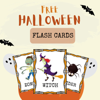 Preview of FREE Halloween Flash Cards