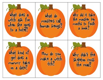 FREE Halloween PUN-kins by Brenda Tejeda | Teachers Pay Teachers