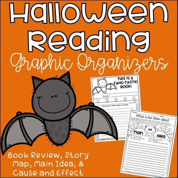 Preview of FREE Halloween Reading Graphic Organizers