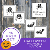 FREE Halloween Skeleton Memory Match Game! Visual Discrimination