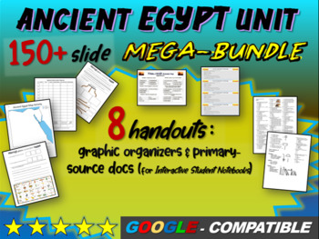 Preview of FREE Handouts and graphic organizers for Ancient Egypt