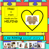 FREE! Hands are for Helping Autism Social Story