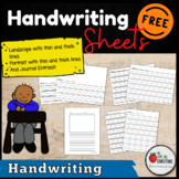 FREE-Handwriting Sheets