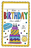 FREE Happy Birthday Locker/Cubby SIGN