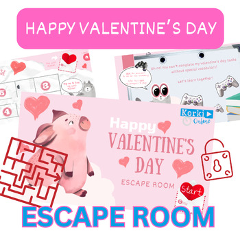 Preview of FREE: Happy Valentine's Day | ESCAPE ROOM