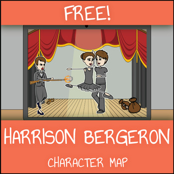 Preview of FREE Harrison Bergeron Character Map Worksheet