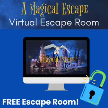 Preview of FREE Harry Potter Virtual Escape Room