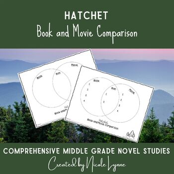 Preview of FREE Hatchet Book and Movie Comparison