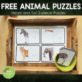 FREE Head and Tail Animal Puzzles