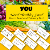 FREE Healthy Food Power Point/ Primary Text   VAAP VESOL S