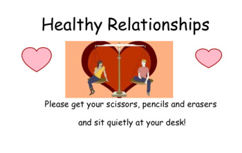 Preview of FREE Healthy Relationships