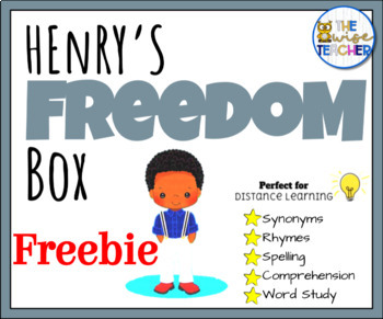 Preview of FREE Henry's Freedom Box Companion Winter + Black History Month New Years 2023