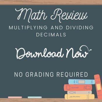Preview of FREE Hidden Picture Math Review- Multiplying Decimals