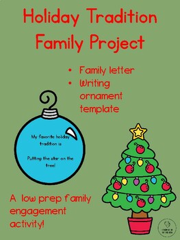 Preview of FREE Holiday Traditions Tree Family Project