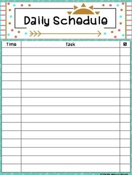 FREE Home Management Binder Printables by Nike Anderson's Classroom