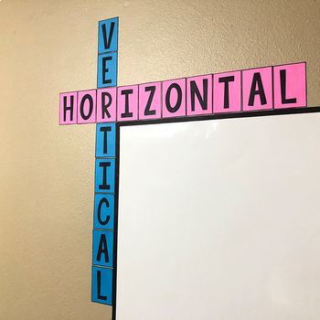 School Classroom POSTER Just Say No to Horizontal Math 