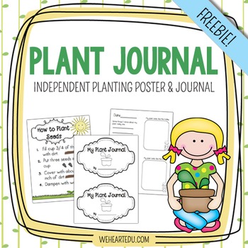 Preview of Earth Day Plant Journal Free