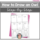 FREE - How to Draw an Owl - Directed Drawing Owl Project
