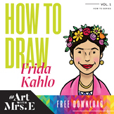 FREE How-to Guide to Drawing Frida Kahlo!