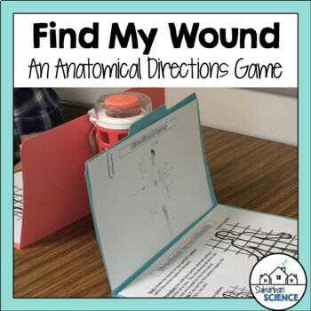 Preview of FREE Anatomical Directions Activity - Find My Wound - Anatomy and Physiology