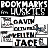 Free Iditarod Race Sled Dog Bookmarks Editable Name