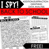 FREE I SPY Back to School Count and Color Printables for E