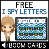 FREE I Spy Letters - Alphabet Game Boom Cards Distance Learning