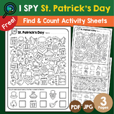 FREE! I Spy St.Patrick’s Day | Find and Count Activity She