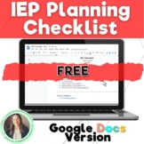FREE - IEP Checklist (Before, During, and After the Meetin