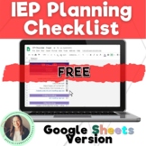 FREE - IEP Checklist (Before, During, and After the Meetin