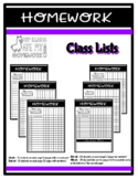 FREE WHEN YOU RATE;-) LAMA HOMEWORK CHECK- CLASS LIST 4 di