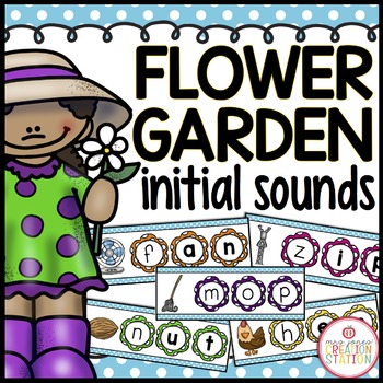 Preview of FREE INITIAL SOUNDS MATCHING - FLOWERS AND SPRING