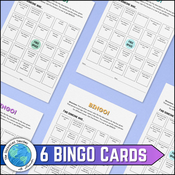 FREE Ice Breaker BINGO for the Beginning of the Year | Back to School