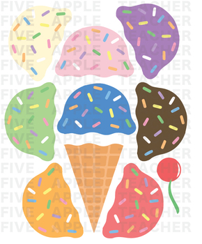 Free Ice Cream Cone Reward By Five Apple Teacher Tpt