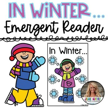 Preview of FREE In Winter Emergent Sight Word Reader Repetitive Text for Guided Reading