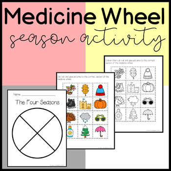 Preview of FREE Indigenous Medicine Wheel Season Activity