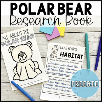 Preview of Polar Bear Research Report | Informational Writing