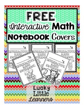 FREE Interactive Math Notebook Covers