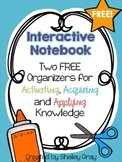 FREE Interactive Notebook Activities for Activating, Acqui