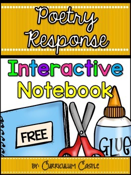 Preview of FREE Interactive Notebook: Poetry Response for 1st and 2nd Grade 
